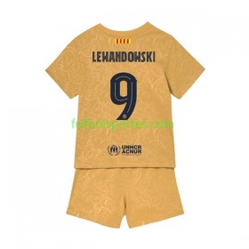 Camiseta FC Barcelona Lewandowski 9 Niño Segunda Equipación 2022/2023